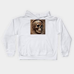 carved skull Kids Hoodie